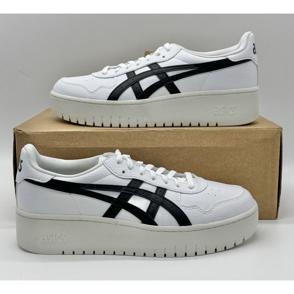 ASICS Women's Japan S Platform White Black Size 9.5 1202A024 100‎